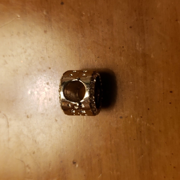 SILVER charm with star on blue background - Picture 4 of 8